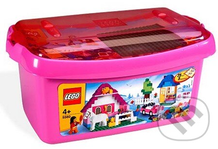 LEGO Kocky 5560 - Veľká ružová škatuľa kociek, LEGO, 2011