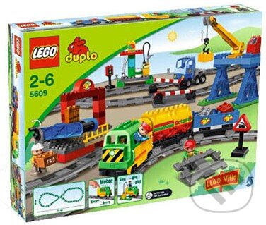 LEGO Duplo 5609 - Vlaková súprava Deluxe, LEGO, 2011