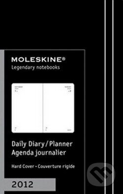 Moleskine - extra malý denný plánovací diár 2012 (čierny, čistý), Moleskine, 2011