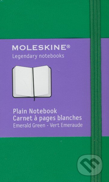 Moleskine - extra malý čistý zápisník (zelený), Moleskine
