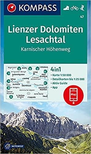 Lienzer Dolomiten, Lesach  47   NKOM, Kompass, 2020