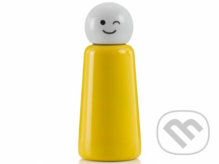 Skittle Bottle Mini 300ml - Yellow & White Wink, Lund London, 2021