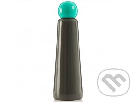 Skittle Bottle Jumbo 750ml Dark Grey and Turquoise, Lund London, 2021
