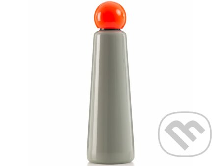 Skittle Bottle Jumbo 750ml Light Grey & Coral, Lund London, 2021
