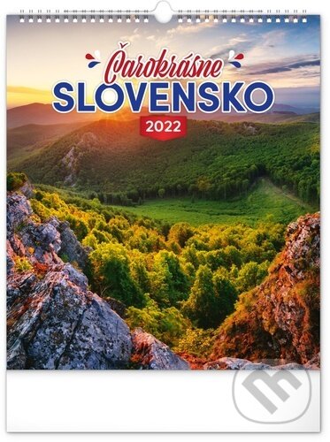 Nástenný kalendár Čaroskrásne Slovensko 2022, Presco Group, 2021