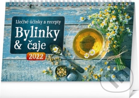 Stolový kalendár Bylinky a čaje 2022, Presco Group, 2021