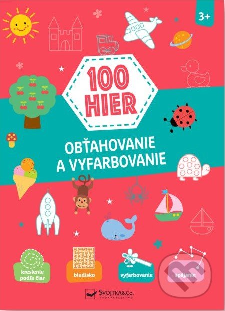 100 hier - Obťahovanie a vyfarbovanie - kniha z kategorie Úkoly pro děti