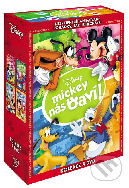 Mickey nás baví - Kolekce 4 DVD, Magicbox