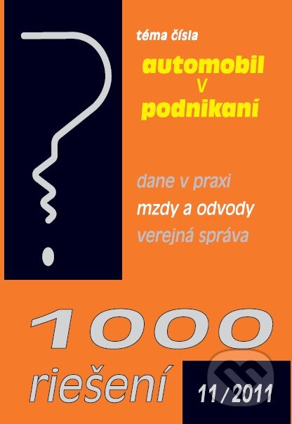 1000 riešení 11/2011, Poradca s.r.o., 2011