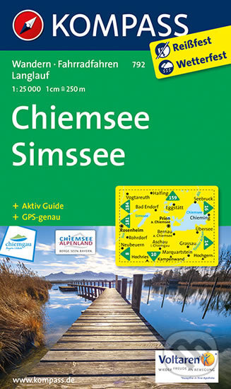 Chiemsee, Simssee  792  NKOM  1:25, Marco Polo, 2014