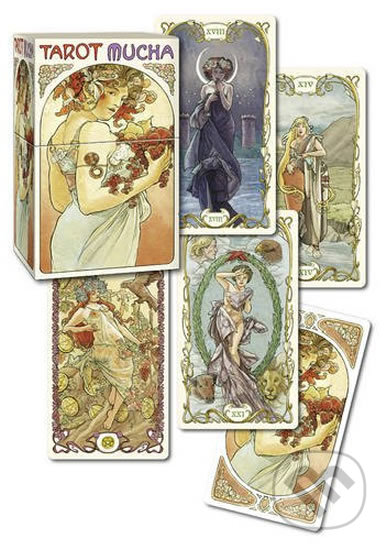 Tarot Mucha:78 full colour cards and 128 page book, Lo Scarabeo, 2016