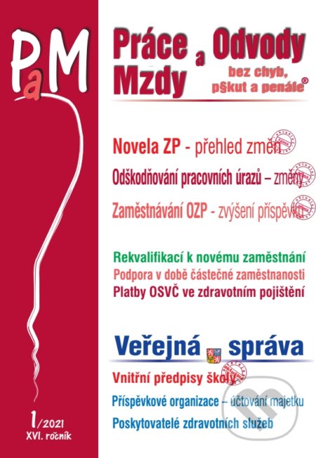 Práce a mzdy č. 1 / 2021 - Novela zákoníku práce – přehled změn