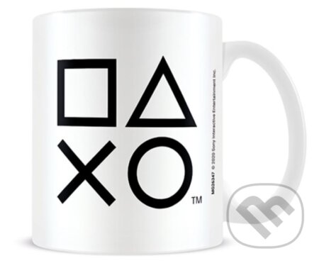 Keramický hrnček Playstation: Shapes - Black