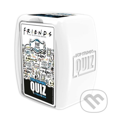 TOP TRUMPS QUIZ Friends CZ (Přátelé) - kvízová karetní hra, Winning Moves, 2021