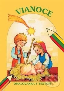 Vianoce omaľovánka s textom - kniha z kategorie Omalovánky