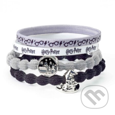 Gumičky do vlasov Harry Potter - Rokfort a Múdry klobúk