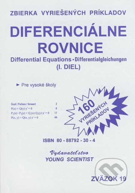 Diferenciálne rovnice I. - Kolektív autorov, Young Scientist