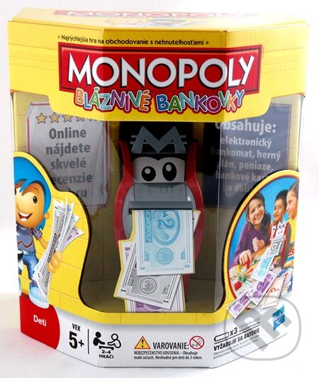Monopoly: Bláznivé bankovky, Hasbro