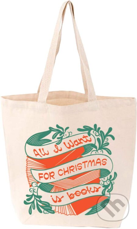 All I Want for Christmas Is Books Tote, Gibbs M. Smith, 2020