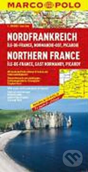 Severní Francie, Normandie východ/mapa 1:300, Marco Polo, 2014