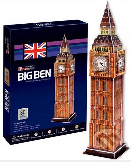 Big Ben - puzzle z kategorie 3D puzzle