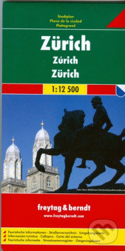 Zurich mapa, freytag&berndt, 2007