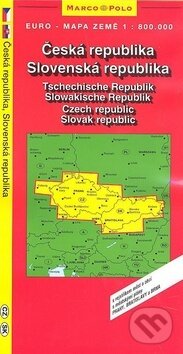 Česká republika, Slovenská republika 1:800 000, Marco Polo, 2003