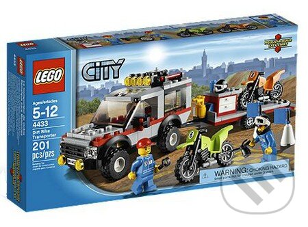 LEGO City 4433 - Ťahač na terénne motorky, LEGO, 2012