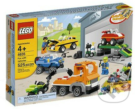LEGO Kocky 4635 - Hraj sa s autíčkami, LEGO, 2012