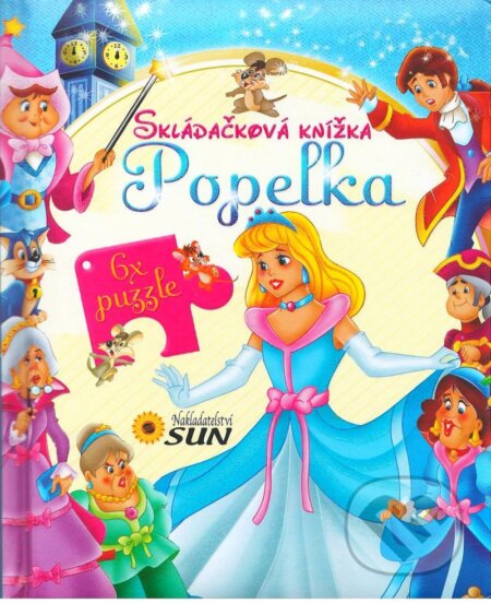 Popelka - Skládačková knížka (6x puzzle) - puzzle z kategorie Pohádky