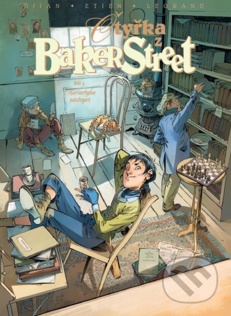 Čtyřka z Baker Street: Moriartyho nástupci - Olivier Legrand, J.B. Djian, David Etien (Ilustrátor), Nakladatelství Josef Vybíral, 2021