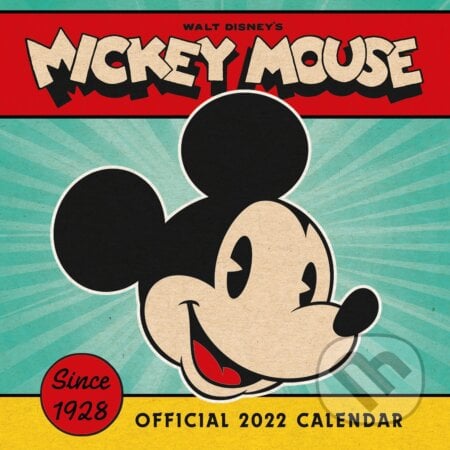 Oficiální dětský kalendář 2022 Disney: Mickey Mouse Classic, , 2021