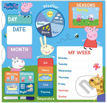 Oficiální dětský kalendář 2022 Peppa Pig, , 2021