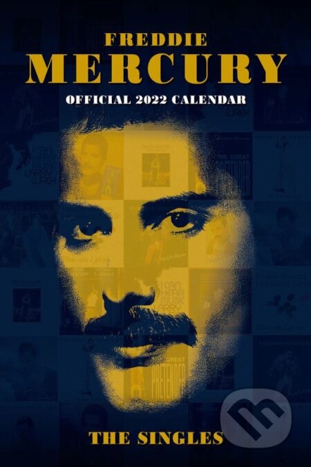 Ofiiciální kalendář 2022: Freddie Mercury, Queen, 2021