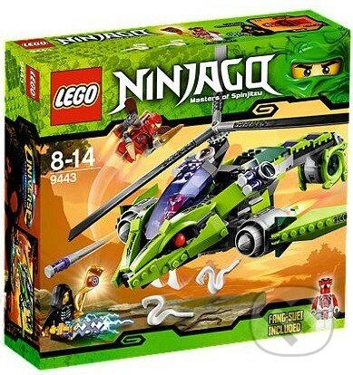 LEGO Ninjago 9443 - Hadí vrtuľník, LEGO, 2012