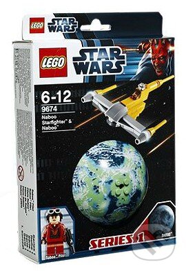 LEGO Star Wars 9674 - Hviezdna stíhačka Naboo, LEGO, 2012