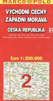 Východní Čechy, Západní Morava 1:200 000, Marco Polo, 2003