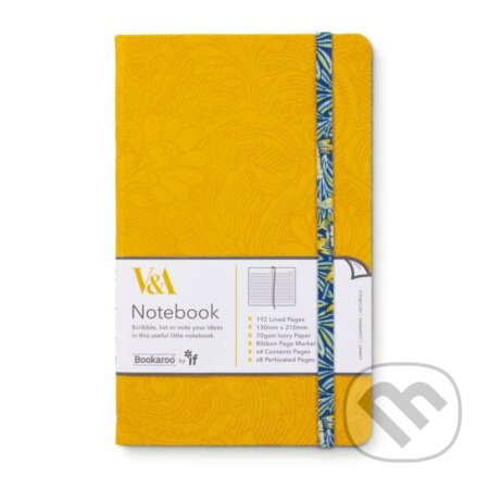 Bookaroo V&A Zápisník A5 - Morris Tulip & Willow