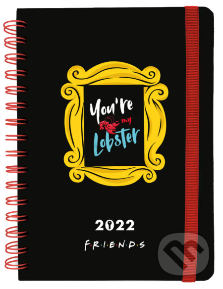 Plánovací týdenní diář A5 2022 Friends: Lobster, , 2021