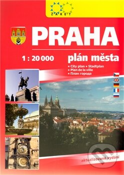 Praha 1 : 20 000. Plán města, Žaket, 2012
