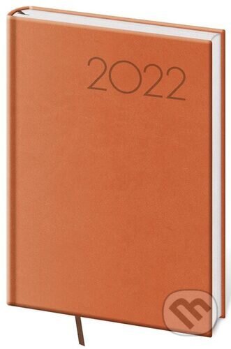 Diář 2022 týdenní A5 Print - oranžová, Helma, 2021