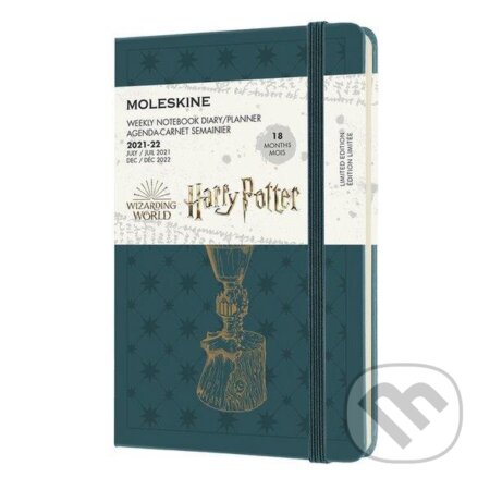 Moleskine Harry Potter plánovací zápisník 2021-2022 zelený S