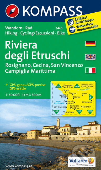 Riviera degli Etruschi 2461 / 1:50T NKOM, Kompass, 2013