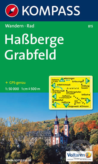 Haßberge, Grabfelt 815 / 1:50T NKOM, Kompass, 2013