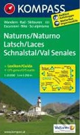 Naturns, Latsch, Schnalatal 051 / 1:25T NKOM, Kompass, 2013