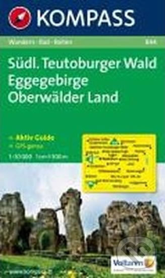 Südlicher, Teutoburger W, Eggegebirge Oberwälder Land 844 / 1:50T KOM, Kompass, 2013