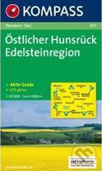 Östlicher Hunsrück Edelsteinregion 835 / 1:50T NKOM, Kompass, 2013