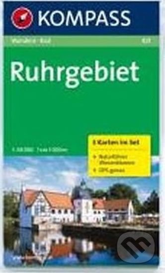 Ruhrgebiet 821, 3 mapy / 1:50T NKOM, Kompass, 2013