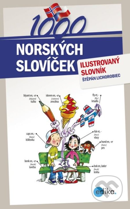 1000 norských slovíček - Štěpán Lichorobiec, Aleš Čuma (ilustrácie), Edika, 2012