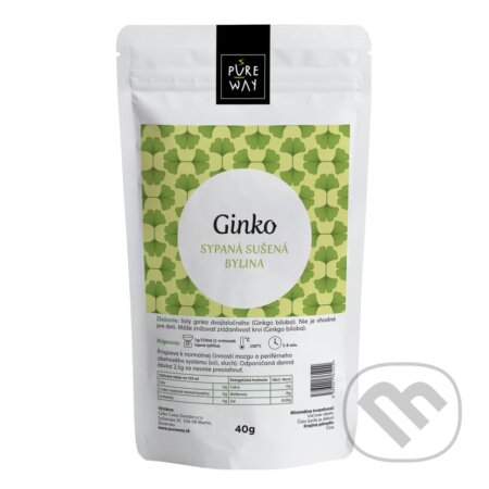 Ginko - sypaný bylinný čaj, Pure Way, 2021